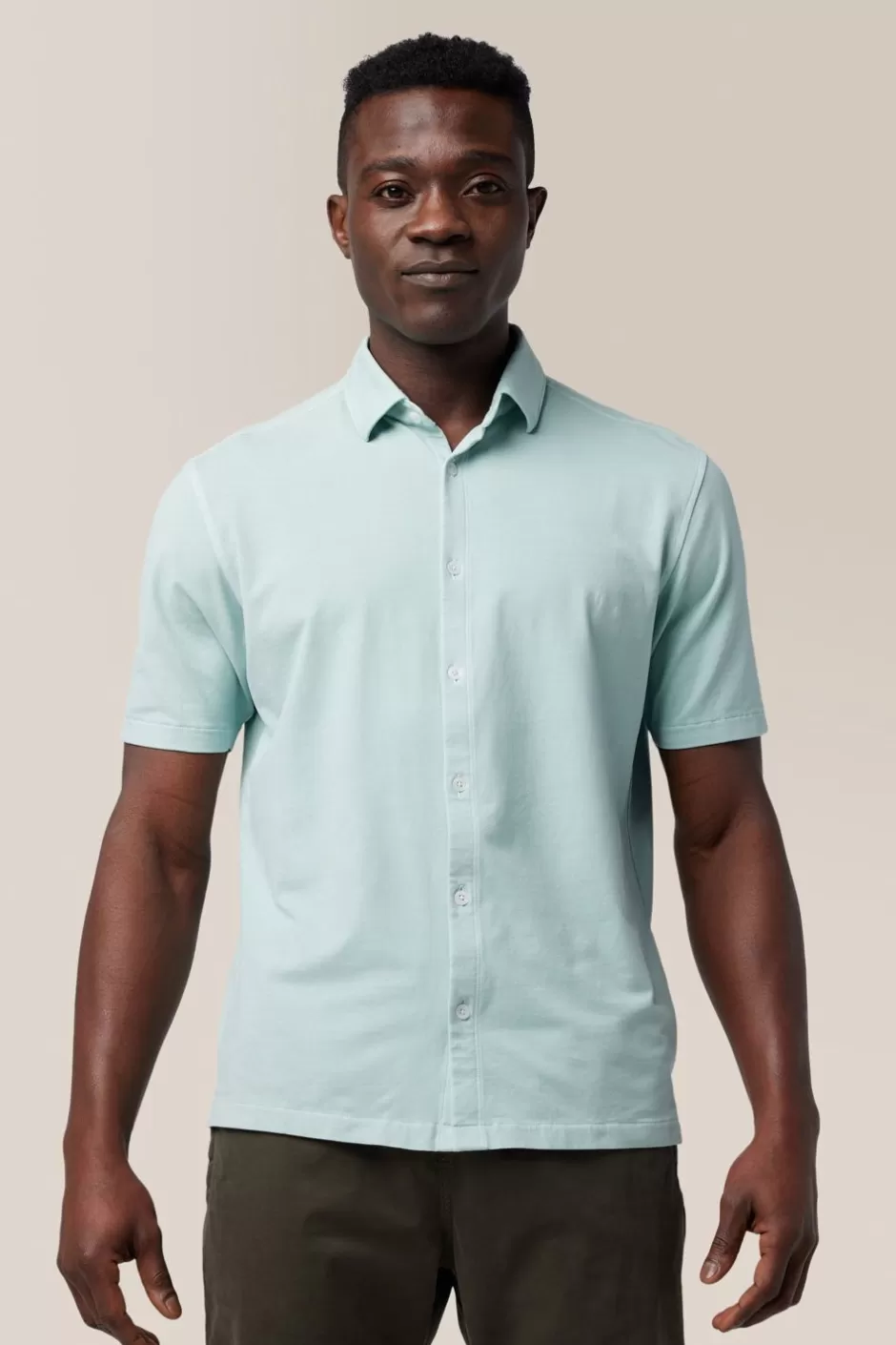 Men Good Man Brand Button Down Shirts | Big On-Point Shirt: Stretch | Flex Pro Jersey