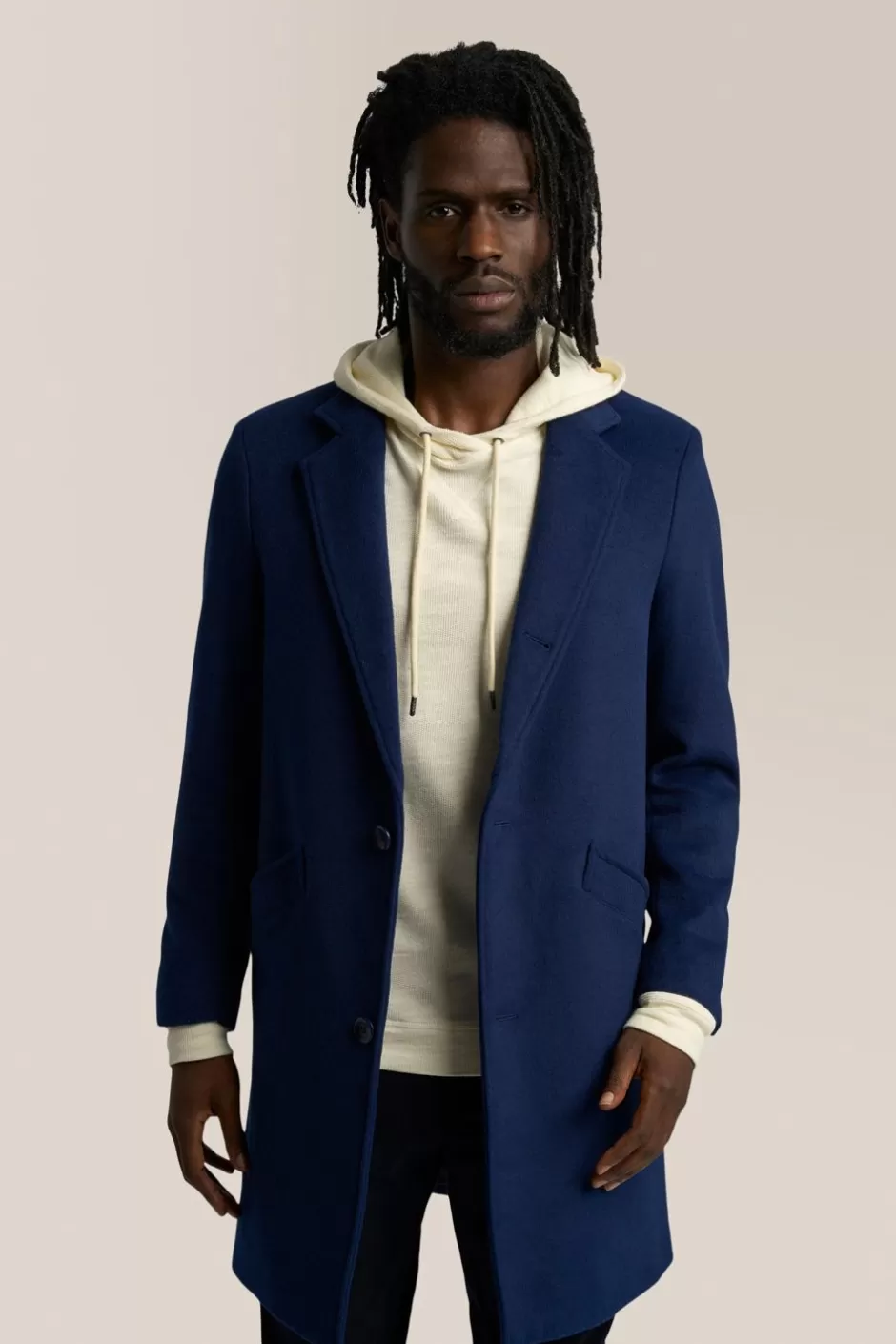 Men Good Man Brand Jackets | City Wool Coat | Stretch Wool