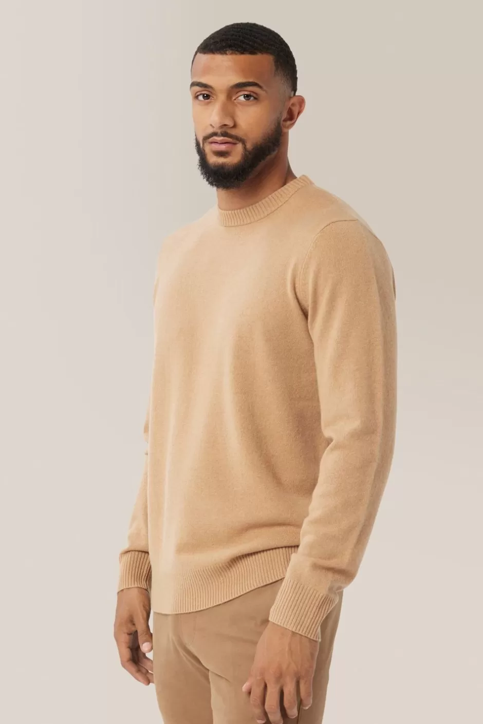 Men Good Man Brand Knitwear | Crew Sweater | Recycled Cashmere