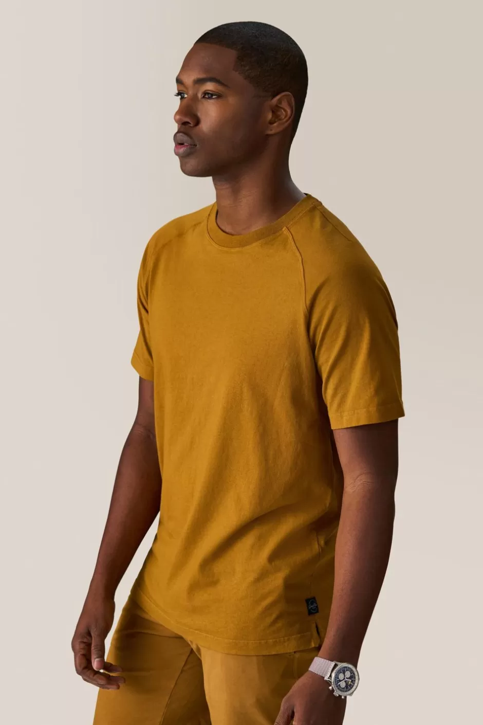 Men Good Man Brand Tees | Crew Tee | Textured Cotton Jersey