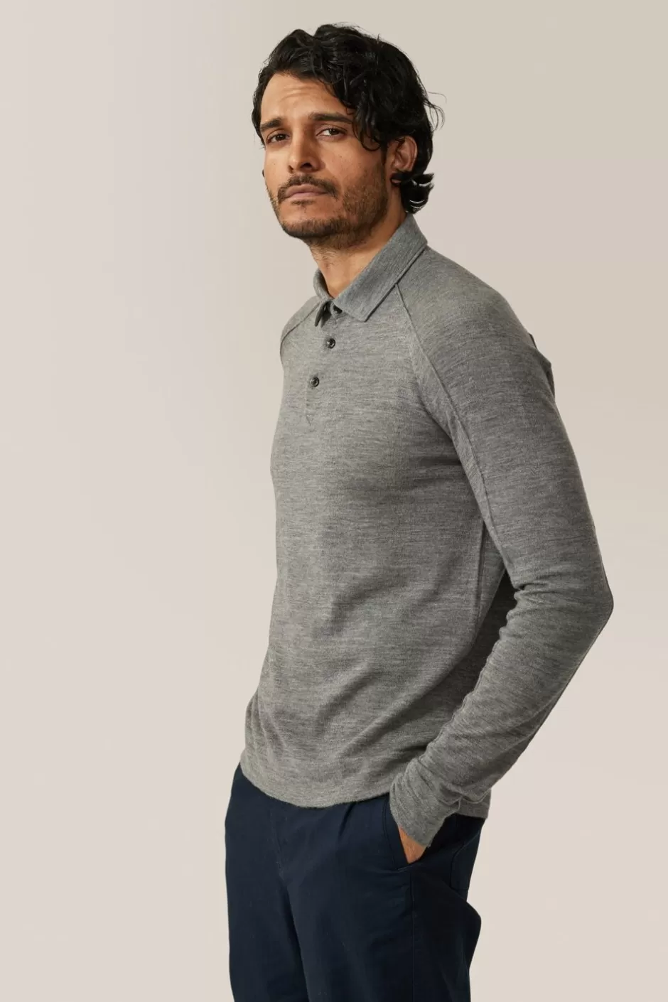 Men Good Man Brand Knitwear | Mvp Polo Sweater | Merino Wool