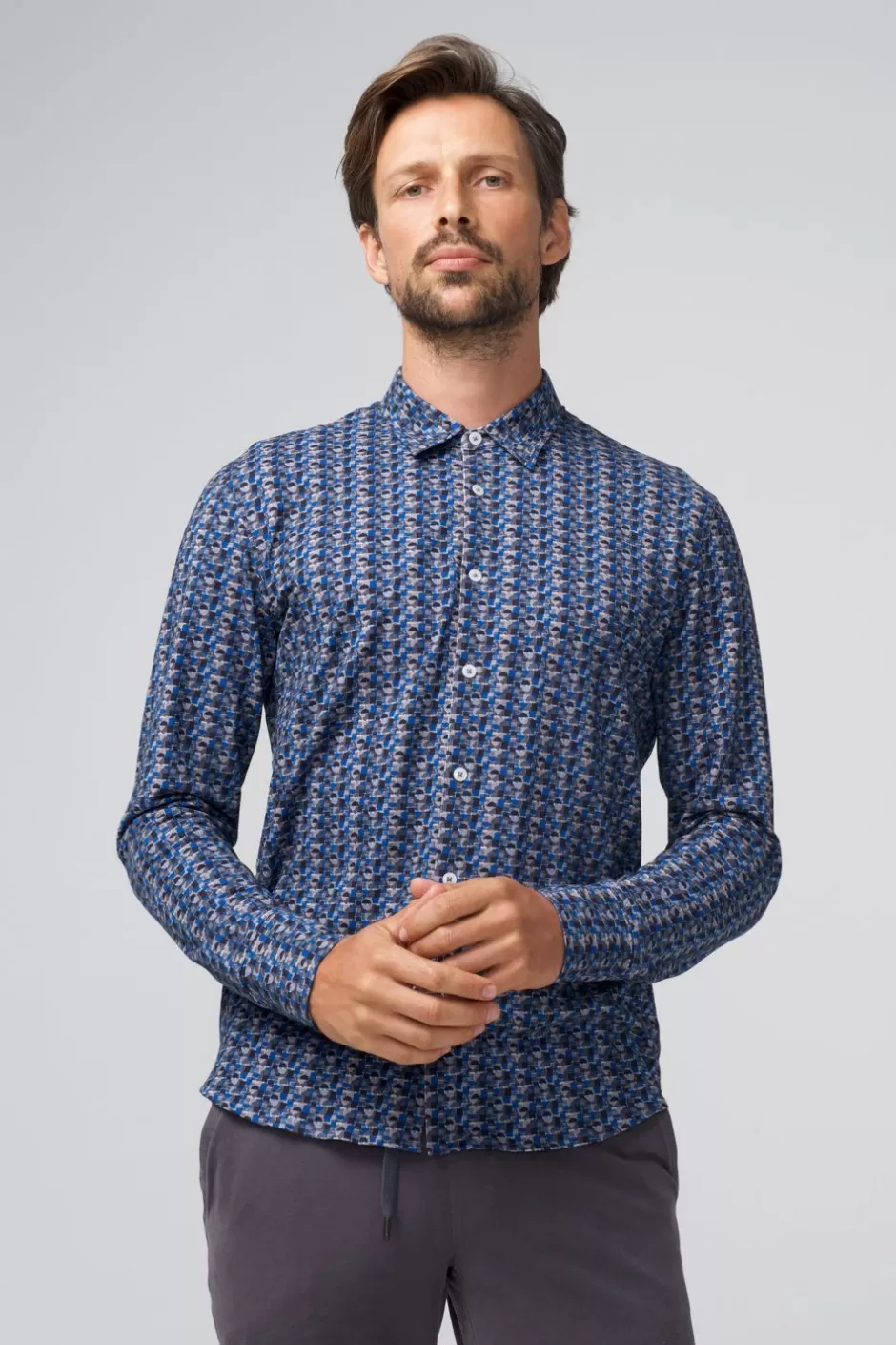 Men Good Man Brand Plaids & Prints | On-Point Shirt: Stretch | Flex Pro Lite