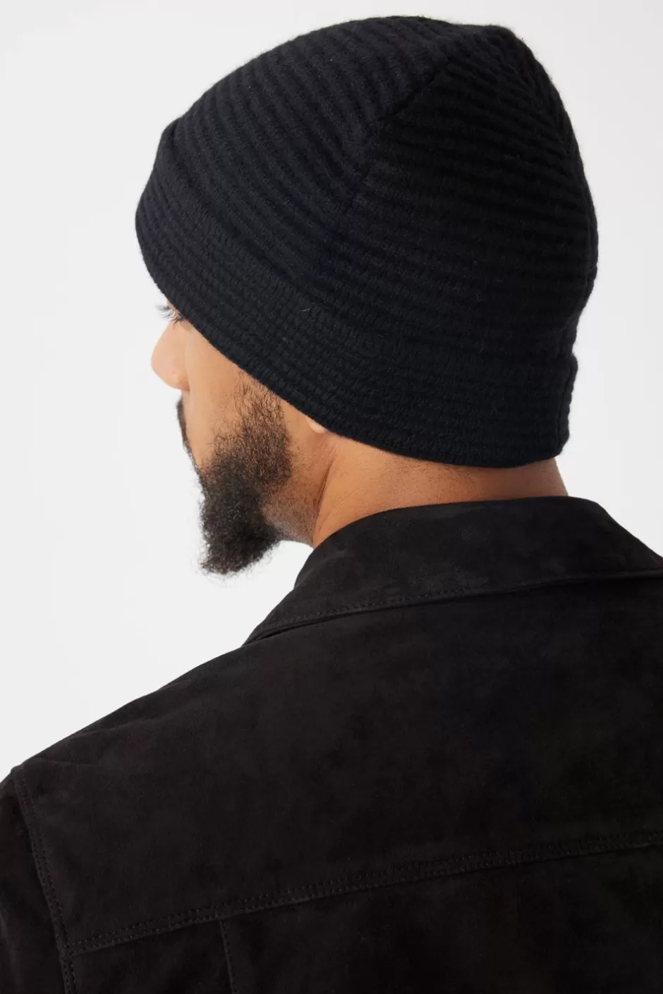 Men Good Man Brand Accessories | Ottoman Rib Beanie | Wool & Cashmere