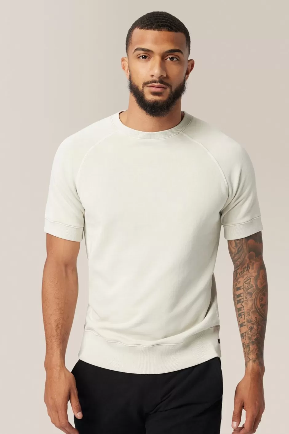 Men Good Man Brand Tees | Purpose Short Sleeve French Terry Sweatshirt | Cotton