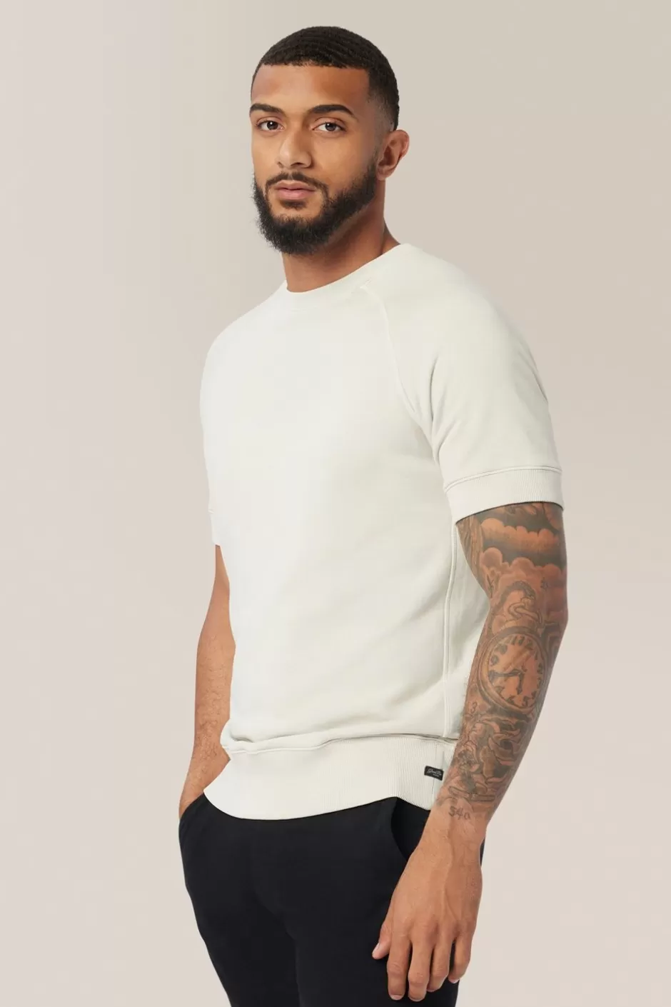 Men Good Man Brand Tees | Purpose Short Sleeve French Terry Sweatshirt | Cotton