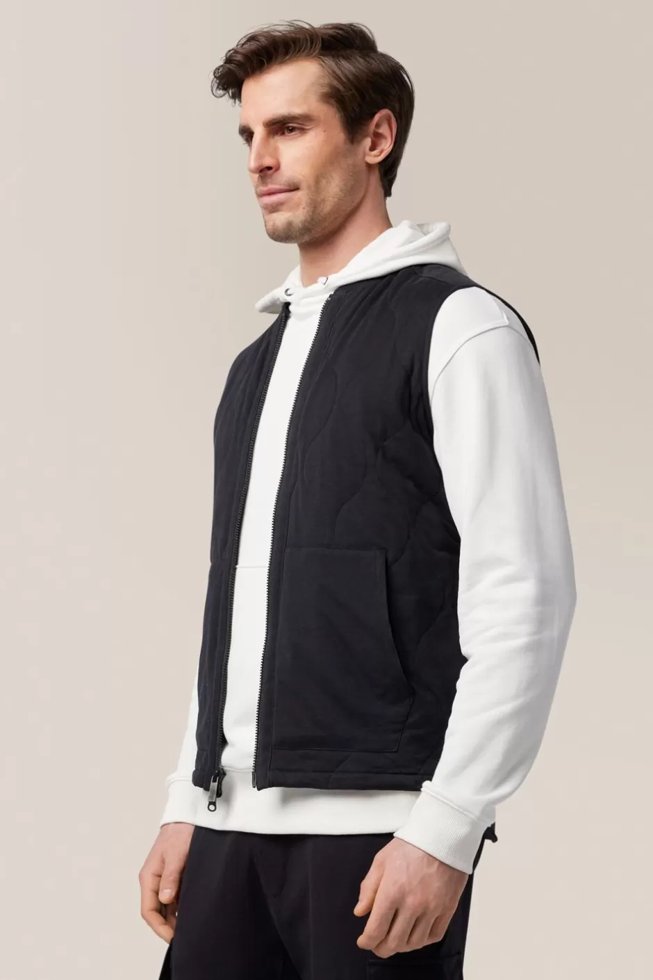 Men Good Man Brand Jackets | Quilted Vest | Premium Cotton Jersey