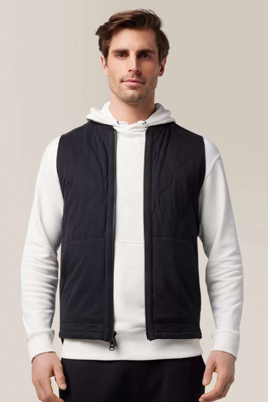 Men Good Man Brand Jackets | Quilted Vest | Premium Cotton Jersey