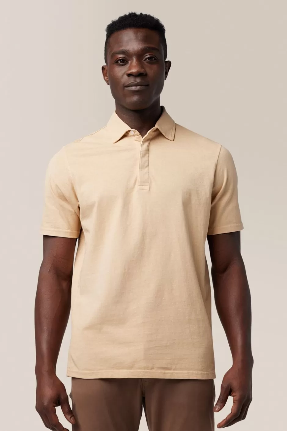 Men Good Man Brand Polos | Rugby Shirt | Textured Cotton Jersey