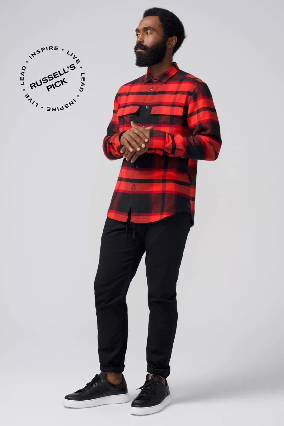 Men Good Man Brand Plaids & Prints | Stadium Shirt Jacket | Brushed Flannel