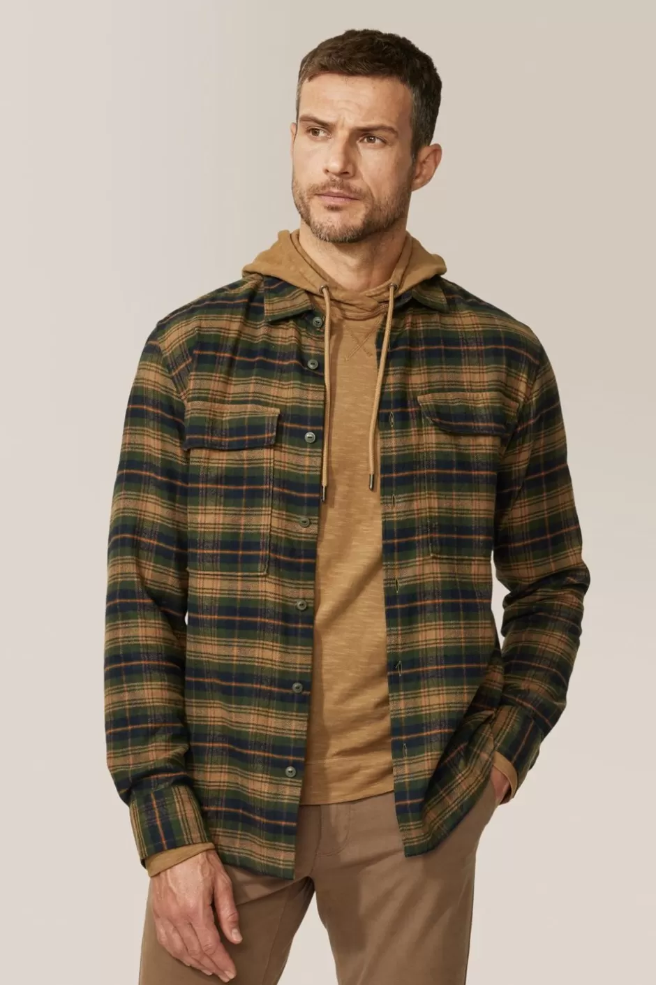 Men Good Man Brand Plaids & Prints | Stadium Shirt Jacket | Responsible Cotton Flannel