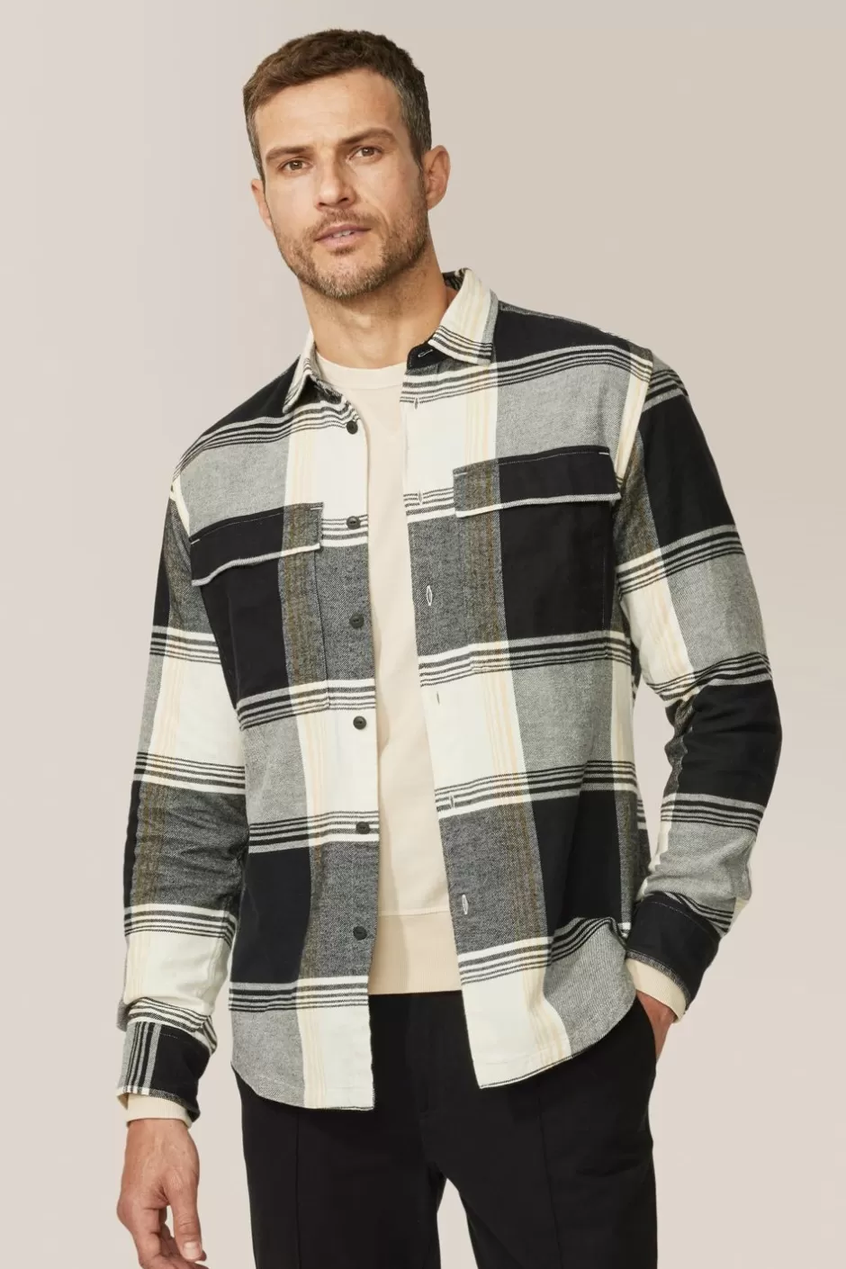 Men Good Man Brand Plaids & Prints | Stadium Shirt Jacket | Responsible Cotton Flannel