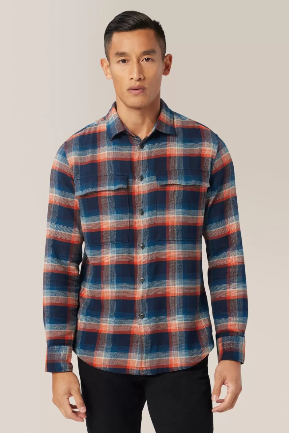 Men Good Man Brand Plaids & Prints | Stadium Shirt Jacket | Responsible Cotton Flannel