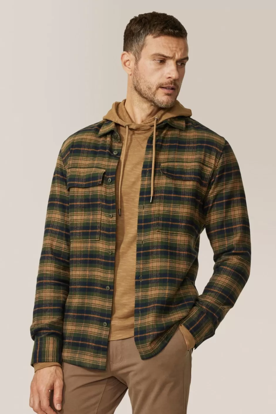 Men Good Man Brand Plaids & Prints | Stadium Shirt Jacket | Responsible Cotton Flannel