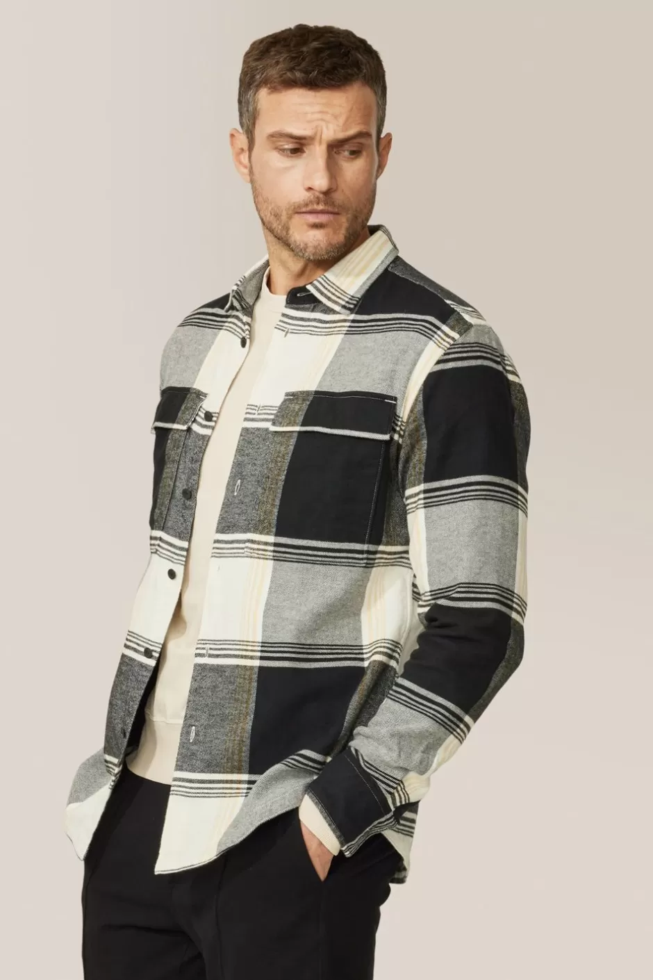 Men Good Man Brand Plaids & Prints | Stadium Shirt Jacket | Responsible Cotton Flannel