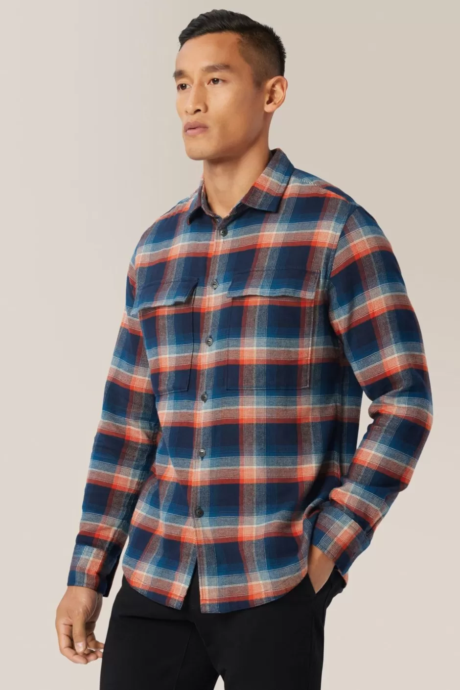 Men Good Man Brand Plaids & Prints | Stadium Shirt Jacket | Responsible Cotton Flannel